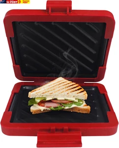 Heatwave Tech Microwave Toastie Maker - Advanced Heatwave Technology, Non-Stick, - Picture 1 of 9
