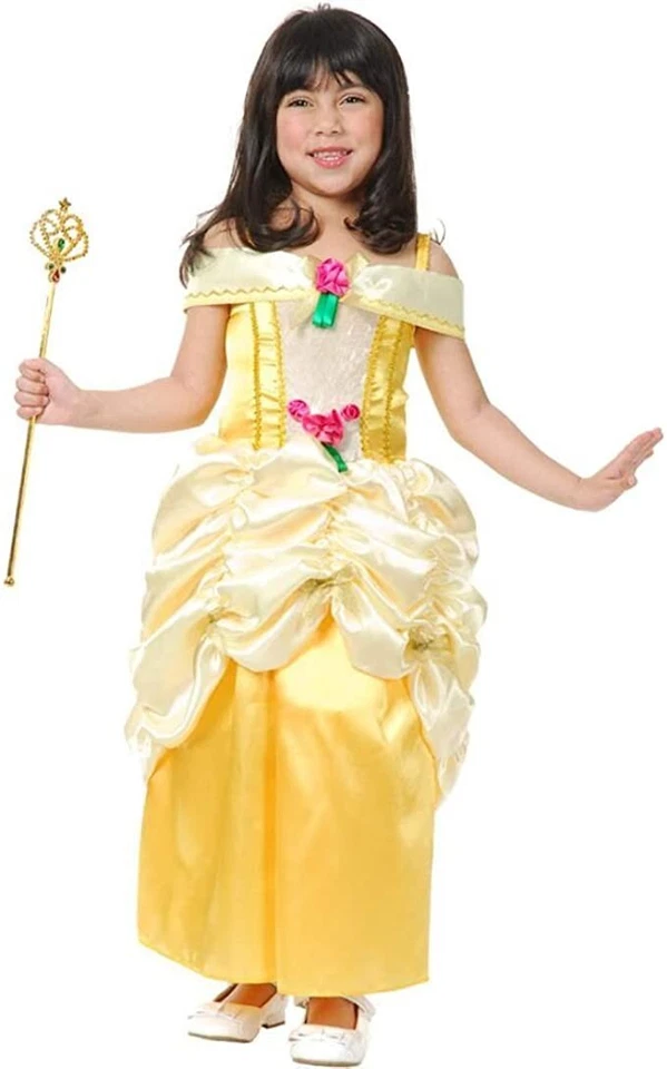Disfraz de Bella y la Bestia Bonita Bella Niño, XS (4-6) Foto 1 de 1