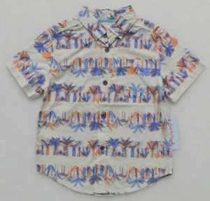 CAT & JACK RESALE LOT 10 BOY'S BUTTON FRONT SHORT SLEEVE SHIRTS RESORT WEAR NEW - Picture 1 of 5
