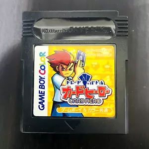 Trade & Battle Card Hero Nintendo Game Boy Color 2000 Japanese Version Save OK - Picture 1 of 24