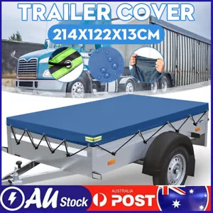 7 x 4 ft Trailer Cover Heavy Duty Waterproof Mesh Cargo Net Cover Protector - Picture 1 of 8