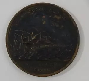 Ante Vera Cruz Dec 10th 1846 Somers Navis Americana Bronze Medal #917-4 - Picture 1 of 4