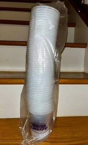 SLEEVE OF 50 BUD LIGHT DISPOSABLE PLASTIC BEER GLASSES~16 OZ~NEW OLD STOCK~SEALE - Picture 1 of 4