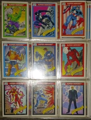 1990 Marvel Universe Serie 1 Casi Nuevo-M Impel Juego Base Completo, #1-162 Foto 1 de 4