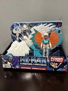 HE-MAN AND THE MASTERS OF THE UNIVERSE SORCERESS COSMIC FALCON POWER ATTACK NEW - Picture 1 of 2
