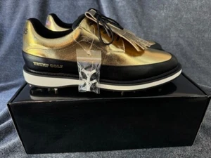 ✅ Zapatos de golf Donald Trump dorados talla 11 #635/1000 edición limitada en mano✅ - Imagen 1 de 10