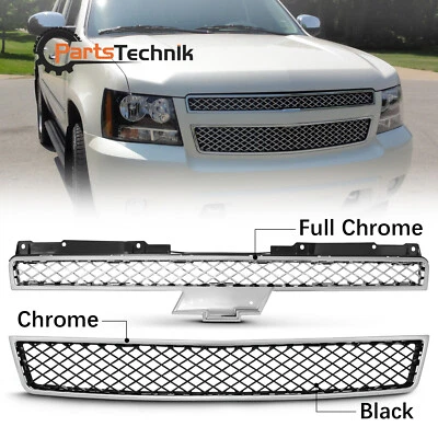 1 Pair Front Bumper Grille for 2007-13 Chevy Avalanche Suburban Tahoe 1500 2500 - Image 1 of 4