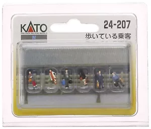 KATO N Gauge Walking Passengers 24-207 Diorama Accessories from Japan - Picture 1 of 1