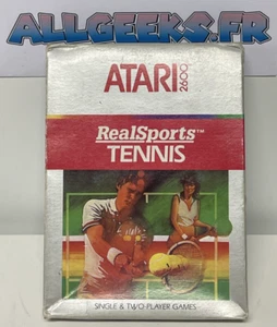 Jeu Atari 2600 - Realsports Tennis complet en bon etat - Picture 1 of 3