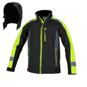 Softshell Warnjacke Übergangsjacke Warnschutzjacke Softshelljacke Sooft Herren - Bild 1 von 4