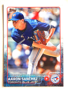 Aaron Sanchez (Future Star) #294 Topps 2015 Baseball Card (Toronto Blue Jays) LN