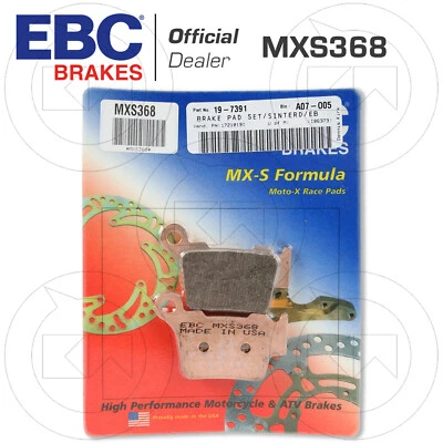 Pastillas Freno Traseras Racing EBC MX-S 368 KTM SX 144 2009-2010 Foto 1 de 4