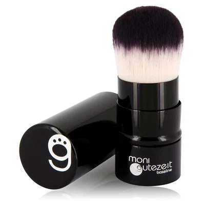 MONI GUTEZEIT Einziehbarer Kabuki Pinsel mit besonders weichem Synthetik-Haar für Make-up
