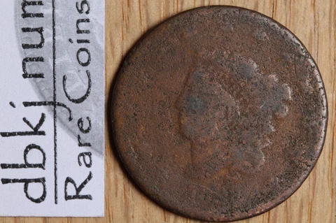 1828 Large Cent - Coronet Head Cover