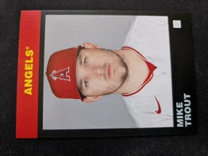 2021 Topps Montgomery Club Baseball Card # 5 Mike Trout - Los Angeles Angels (NM - Foto 1 di 3