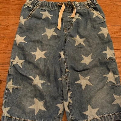 Board Shorts Mini Boden Blue Star Denim 7 Usados en Excelente Condición Foto 1 de 4