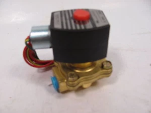 ASCO SOMBRERO ROJO 3/8" bronce VÁLVULA SOLENOIDE EF8003G93 120 voltios CA  - Imagen 1 de 3