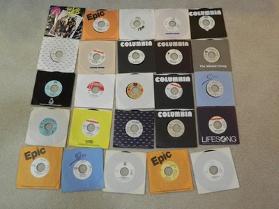 50 lot of 45 records Demo, Promo Ray Charles, Dave Edmunds, Trooper, Dynomiters - Image 1 of 2