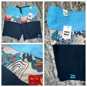 Billabong Board Shorts Men’s Size 31 Tribong X Trunks Swim Surf Stretch NEW NVY - Picture 1 of 9