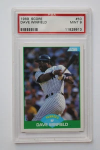 1989 Upper Deck #50 Dave Winfield PSA 9 Mint - Picture 1 of 2