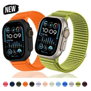 Cinturino sportivo nylon per Apple Watch serie 10 9 8 7 6 5 SE iWatch 38/46/49mm - Foto 1 di 23