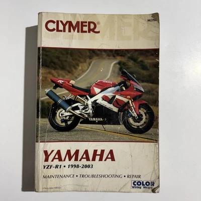 Yamaha Moto YZF-R1 1998-2003 Bicicleta Deportiva Manual de Reparación Clymer M398 Foto 1 de 4