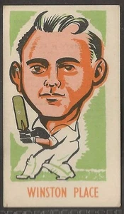 KIDDYS FAVOURITES-POPULAR CRICKETERS 1948-#14- LANCASHIRE - PLACE  - Picture 1 of 2