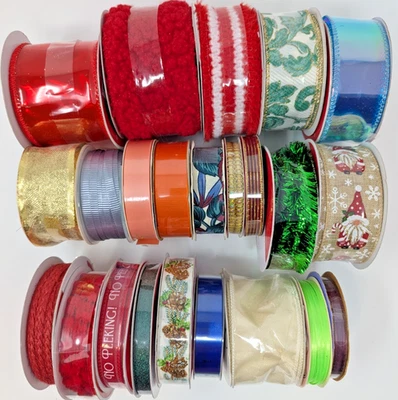 Ribbons Holiday Christmas Halloween Birthday and All Occasion Ribbon - Image 1 of 4