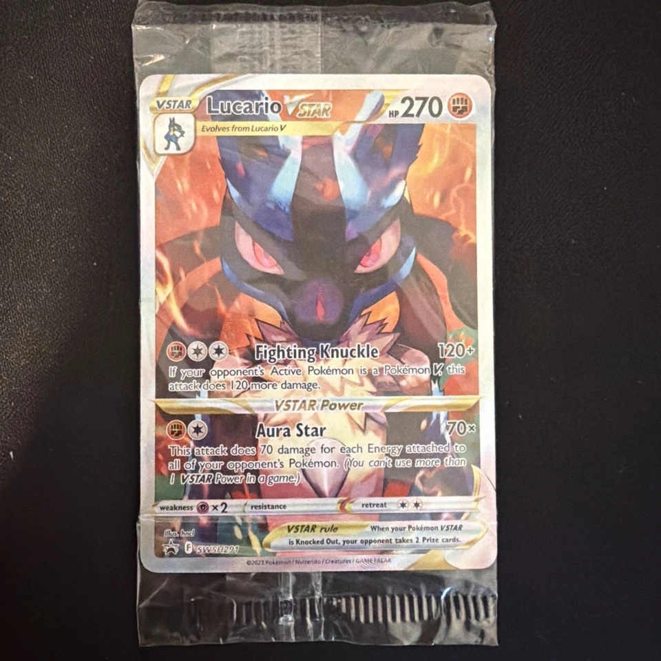 Lucario VSTAR SWSH291 SWSH: Sword & Shield Promo Cards Holo - Image 1 of 2