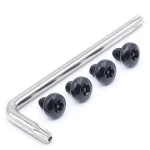 Stainless Tamper-proof Screws for TESLA Model 3 Plates (5pcs, Black, Rear) - Picture 1 of 8