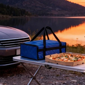 Insulated Pizza Bag Food Bag Pizza Carrier for Commercial Picnic Catering - Picture 1 of 34