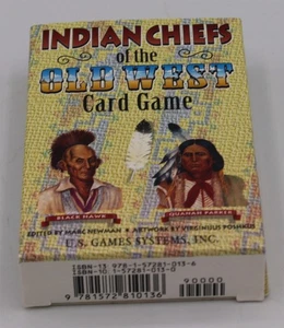 Indian Chiefs Of The Old West Playing Cards Poker Size New - Picture 1 of 2