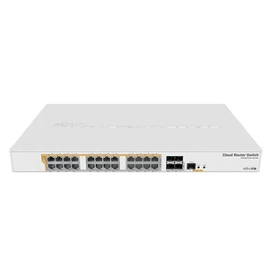 Conmutador MikroTik CRS328-24P-4S+RM (24) 10Gbps (4) SFP+ puertos PoE 500W - Imagen 1 de 2
