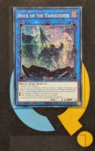 MP24-EN141 Rock of the Vanquisher Prismatic Secret Rare 1st Edition YuGiOh - Picture 1 of 3