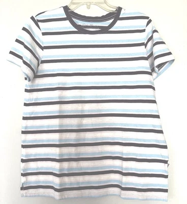 Eddie Bauer Top Rayas Azul y Rosa Talla Mediana Foto 1 de 2