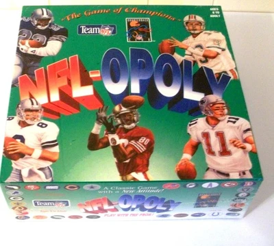 NFL-OPOLY 冠军比赛 NFL 足球比赛 1994 年工厂密封 — 第 1/3 张图片