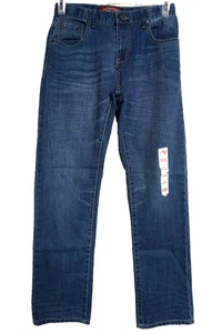 ARIZONA BOYS SLIM STRAIGHT BLUE JEANS/SIZE 18 REGULAR/NEW - Picture 1 of 3