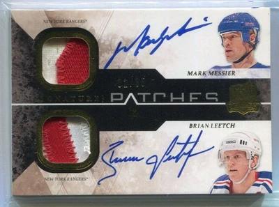 Parches exclusivos The Cup 2010-11 Brian Leetch Mark Messier parche doble automático 2/35 Foto 1 de 2