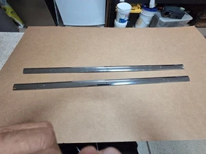 1955 1956 1957 Chevy Nomad Interior Garnish Molding Upper Long Straight Pair - Picture 1 of 6