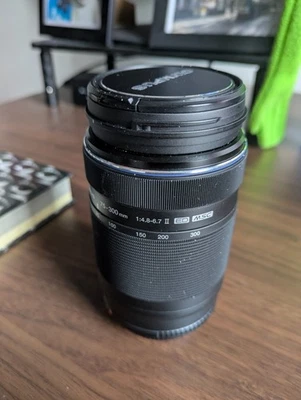 Olympus M.Zuiko Digital ED 75-300mm f/4.8-6.7 ED Telephoto Lens - Black - Image 1 of 4