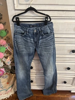 BKE Men's Aiden Blue Straight Leg Jeans 28x32 - Image 1 of 2