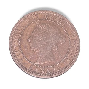 1882 H Canadian Canada Large Penny RB Red Brown !! - Picture 1 of 2