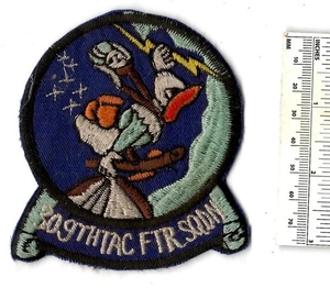 Parche Segunda Guerra Mundial Donald Duck Wild Ducks 309th Fighter Plane Squadron Segunda Guerra Mundial Marina de los Estados Unidos - Imagen 1 de 2