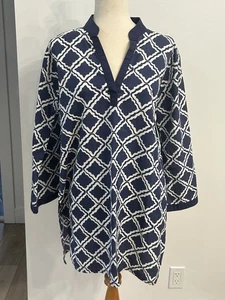 Vestido de encubrimiento Cape Madras talla grande algodón - Imagen 1 de 5