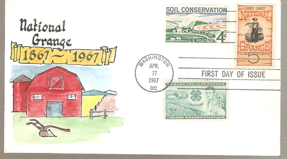 SCOTT# 1323 NATIONAL GRANGE FDC - Image 1 of 1