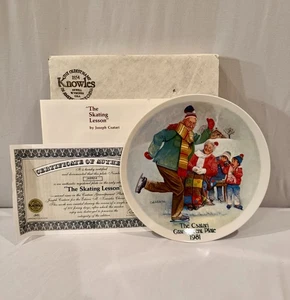 The Skating Lesson by Joseph Csatari 1981 Grandparent Collection Collector Plate - Imagen 1 de 6