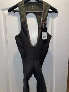 Rapha MENS CLASSIC BIB SHORTS II-DARK GREY/GREEN- Sz MEDIUM - NWT - Picture 1 of 16