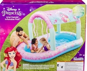 Disney Princesa Ariel Sirenita Castillo de Agua Deluxe Piscina Toldo NATACIÓN - Imagen 1 de 1