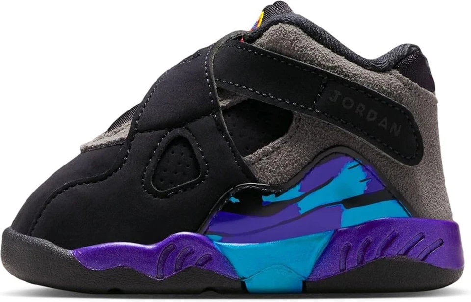 Niño Jordan 8 Retro "Aqua" Negro/Multicolor (305360 006) Foto 1 de 4