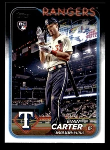 2024 Topps Update Evan Carter #US58 Rookie Debt Ranger - Picture 1 of 2
